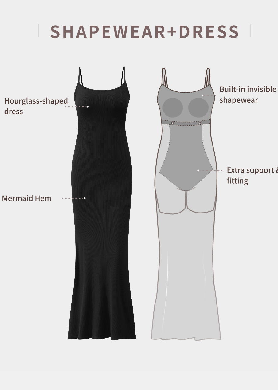 Build-in Shapewear Dress(NEW COLOR)