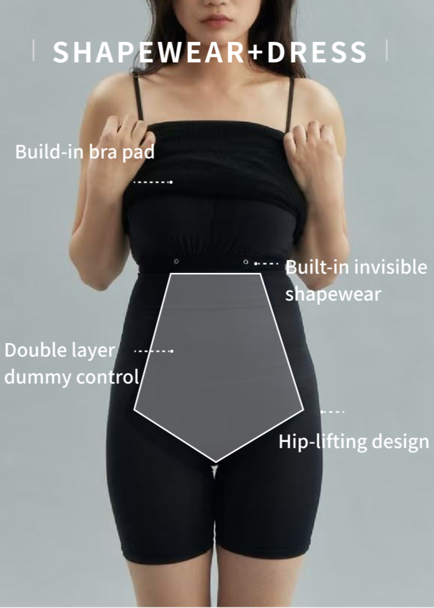 Build-in Shapewear Dress(NEW COLOR)