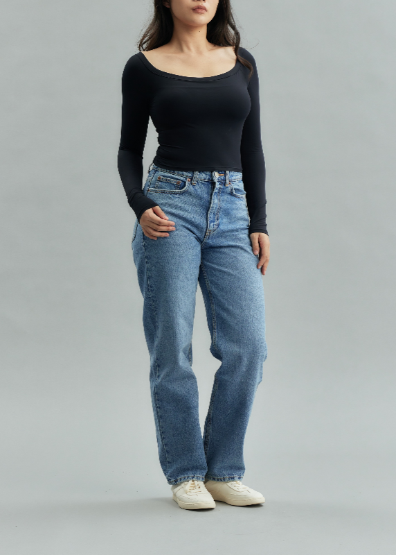 LONG SLEEVE BRA-IN T-shirt