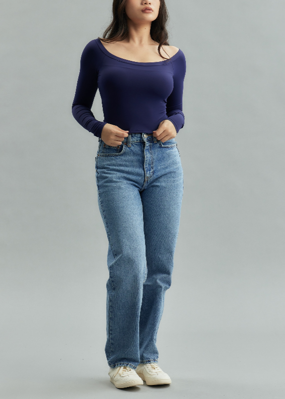 LONG SLEEVE BRA-IN T-shirt