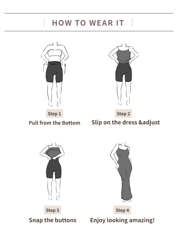 Build-in Shapewear Dress(NEW COLOR)
